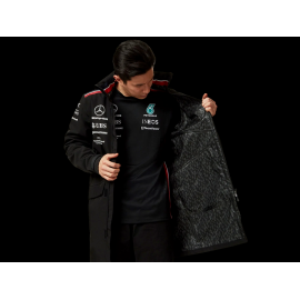 Mercedes-AMG PETRONAS F1 Jacke Parka Russell / Antonelli Full Zip Schwarz 701223427 001 - Herren