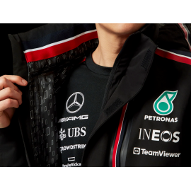 Mercedes-AMG PETRONAS F1 Jacke Parka Russell / Antonelli Full Zip Schwarz 701223427 001 - Herren