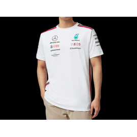 Mercedes-AMG T-shirt PETRONAS F1 Russel / Antonelli Puma White 701223428 002 - Men