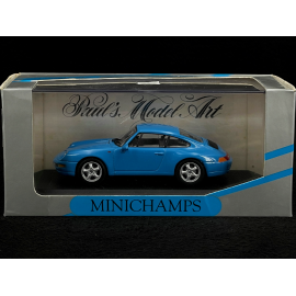 Porsche 911 Coupe Typ 993 1993 Tahoe Blau 1/43 Minichamps 430063008