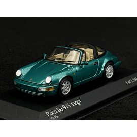 Porsche 911 Targa Typ 964 1990 Metallic Grün 1/43 Minichamps 400061361