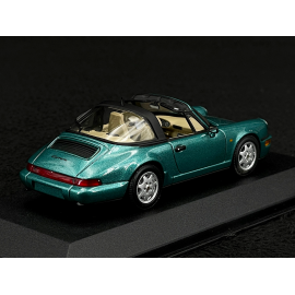 Porsche 911 Targa Typ 964 1990 Metallic Grün 1/43 Minichamps 400061361