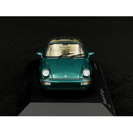 Porsche 911 Targa Typ 964 1990 Metallic Grün 1/43 Minichamps 400061361