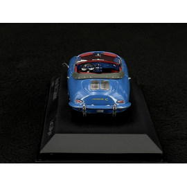 Porsche 356 C Cabriolet 1963 Oslo Blau 1/43 Minichamps 430062336