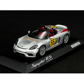 Porsche 718 Spyder RS Type 982 Panamericana n° 55 2023 Silber 1/43 Spark WAP0202160SSPY