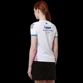 Alpine T-shirt F1 Team BWT Gasly Doohan Adoliw Jersey White / Blue / Pink Kappa 381X8VW-A02 - Women