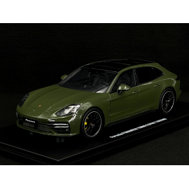 Porsche Panamera Turbo S Sport Turismo 2021 Nato Olive Green 1/18 GT Spirit GT447