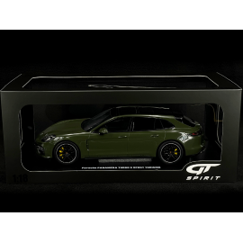 Porsche Panamera Turbo S Sport Turismo 2021 Nato Olive Green 1/18 GT Spirit GT447