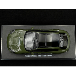 Porsche Panamera Turbo S Sport Turismo 2021 Nato Olive Green 1/18 GT Spirit GT447