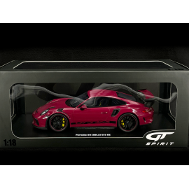 Porsche 911 GT3 RS Type 991 2019 Dark Pink 1/18 GT Spirit GT911