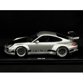 Porsche 911 RWB Abu Type 997 2024 Silber 1/18 GT Spirit GT483