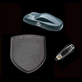 Porsche Set Maus 911 60 Jahre n° 63 Uferblau + Mauspad + USB Stick