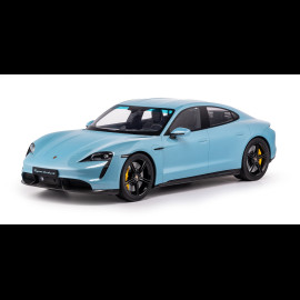 Porsche Taycan Turbo S 2020 Frozen Blue Metallic 1/8 Minichamps 800660001