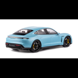 Porsche Taycan Turbo S 2020 Frozen Blue Metallic 1/8 Minichamps 800660001