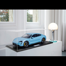 Porsche Taycan Turbo S 2020 Frozen Blue Metallic 1/8 Minichamps 800660001