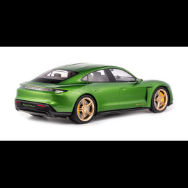 Porsche Taycan Turbo S 2020 Python Green Metallic 1/8 Minichamps 800660002