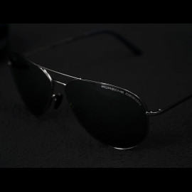 Porsche Sunglasses Low Price Titanium frame / Olive / Silver lenses Porsche Design P'8508 WAP0785080JC62