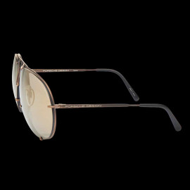 Porsche Sonnenbrille Günstige Gold Auswechselbare Gläser Braun / Grau Porsche Design P'8478 WAP0784780JA69