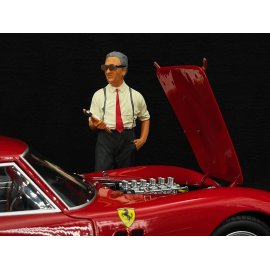 Enzo Ferrari Figur Diorama 1/12 KK Scale KKFIG018