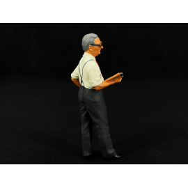 Enzo Ferrari Figur Diorama 1/12 KK Scale KKFIG018