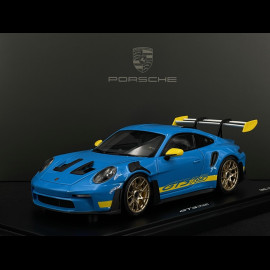 Porsche 911 GT3 RS Type 992 2023 Tribute to Daytona 2003 Riviera Blue / Racing Yellow 1/18 Minichamps WAP0215110SGT3