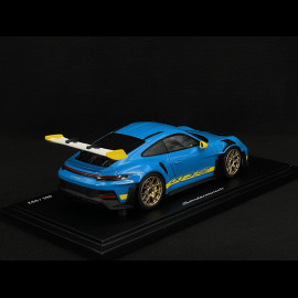 Porsche 911 GT3 RS Type 992 2023 Tribute to Daytona 2003 Riviera Blue / Racing Yellow 1/18 Minichamps WAP0215110SGT3