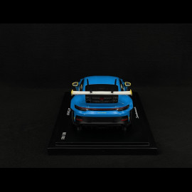 Porsche 911 GT3 RS Type 992 2023 Tribute to Daytona 2003 Riviera Blue / Racing Yellow 1/18 Minichamps WAP0215110SGT3