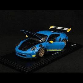 Porsche 911 GT3 RS Type 992 2023 Tribute to Daytona 2003 Riviera Blue / Racing Yellow 1/18 Minichamps WAP0215110SGT3