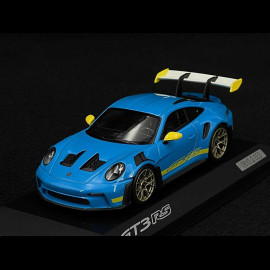 Porsche 911 GT3 RS Type 992 2023 Tribute to Daytona 2003 Riviera Blue / Racing Yellow 1/43 Spark WAP0205110SGT3