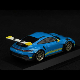 Porsche 911 GT3 RS Type 992 2023 Tribute to Daytona 2003 Riviera Blue / Racing Yellow 1/43 Spark WAP0205110SGT3