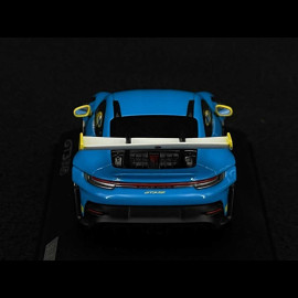 Porsche 911 GT3 RS Type 992 2023 Tribute to Daytona 2003 Riviera Blue / Racing Yellow 1/43 Spark WAP0205110SGT3