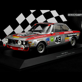 BMW 2800 CS n° 49 24h Le Mans 1972 1/18 Minichamps 155722749