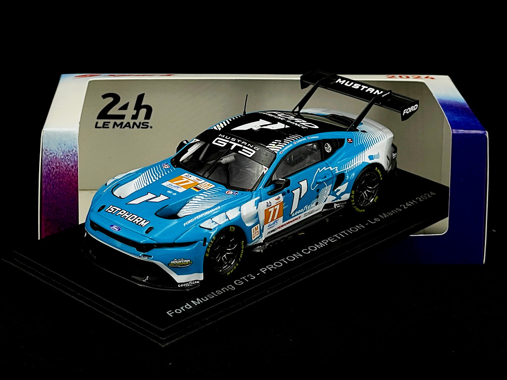 スパーク 1/43 Ford Mustang GT3 Le Mans 2024 Spark 1:43 Ford Mustang GT3 #44 24h LeMans 2024 Proton