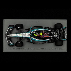 Lewis Hamilton Mercedes-AMG W15E n° 44 Winner GP England 2024 F1 1/43 Spark S9533