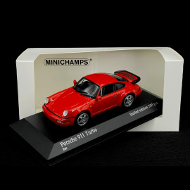 Porsche 911 Turbo Type 964 1990 Guards Red 1/43 Minichamps 943069105