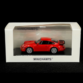 Porsche 911 Turbo Type 964 1990 Guards Red 1/43 Minichamps 943069105