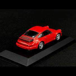 Porsche 911 Turbo Type 964 1990 Guards Red 1/43 Minichamps 943069105