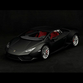 Lamborghini Huracan LP610-4 2014 Matte Black Nero Nemesis 1/12 Autoart 12096