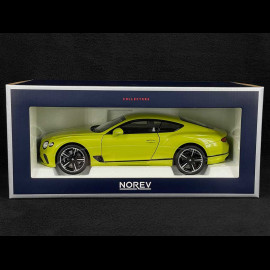 Bentley Continental GT 2018 Rhadium Green 1/18 Norev 182789