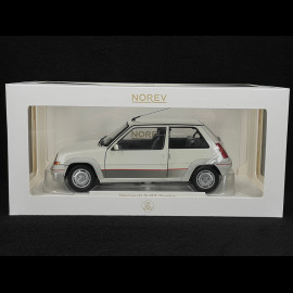 Renault Super 5 GT Turbo I 1985 Pearly Frost White 1/18 Norev 185200