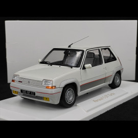 Renault Super 5 GT Turbo I 1985 Pearly Frost White 1/18 Norev 185200