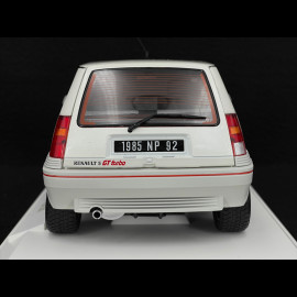 Renault Super 5 GT Turbo I 1985 Pearly Frost White 1/18 Norev 185200