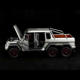 Mercedes-AMG G-Klasse G63 6x6 2013 Silber 1/18 Autoart 76301