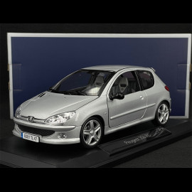 Peugeot 206 RC 2003 Silbergrau Aluminium 1/18 Norev 184726