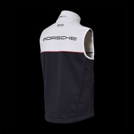 Porsche Jacket Motorsport BOSS / Hugo BOSS Sleeveless Softshell Black / White WAP437P0MS - unisex