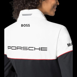 Porsche Jacke Motorsport BOSS / Hugo BOSS Softshell Schwarz / Weiß WAP4360P0MS - Damen