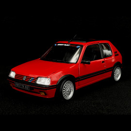 Peugeot 205 GTi 1.9 PTS 1991 Vallelunga Red 1/18 Norev 184846