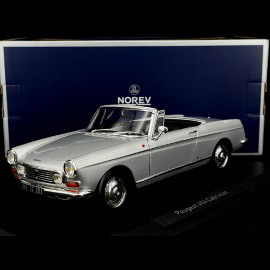 Peugeot 404 Cabriolet 1967 Silber Grau 1/18 Norev 184835