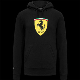 Ferrari Sweatshirt Günstige F1 Leclerc / Hamilton Team Puma Schwarz Hoodie 701223484-002