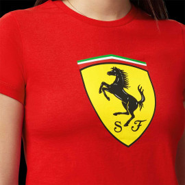 Ferrari T-shirt Günstige F1 Leclerc / Hamilton Team Puma Rot 701223489-001 - Damen